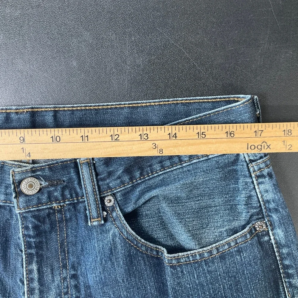 Levi's 559 Relaxed Straight Jeans Mens 34x34 Blue Cotton Classic Denim